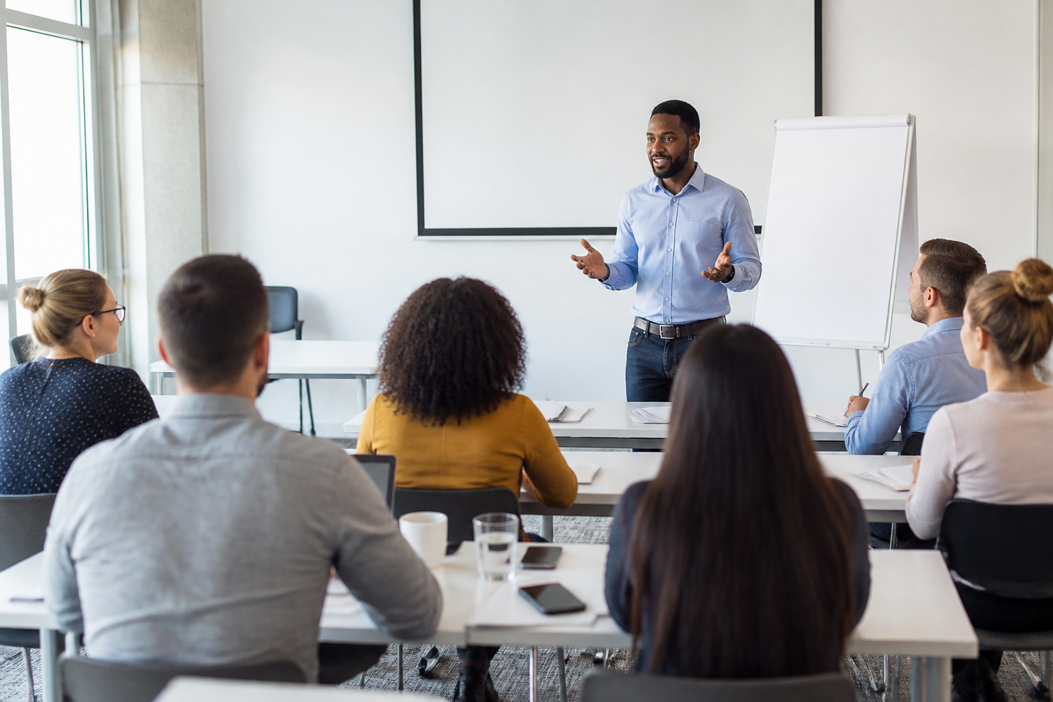 Session de formation professionnelle en cours