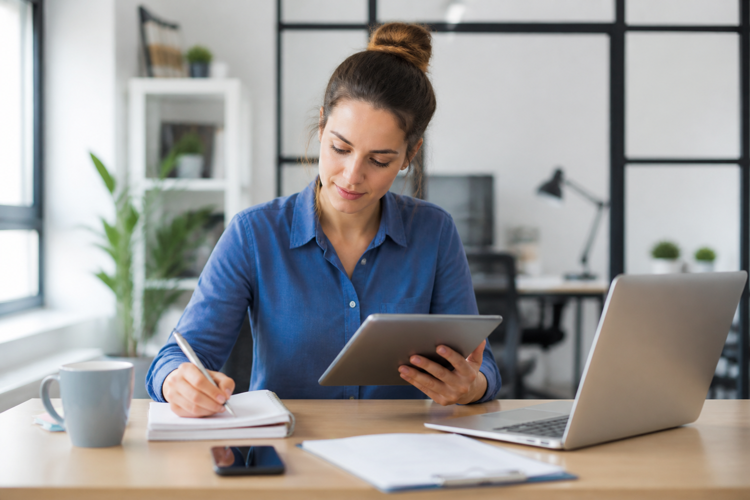 Consultation du Compte Personnel de Formation (CPF) sur tablette pour financer un coaching