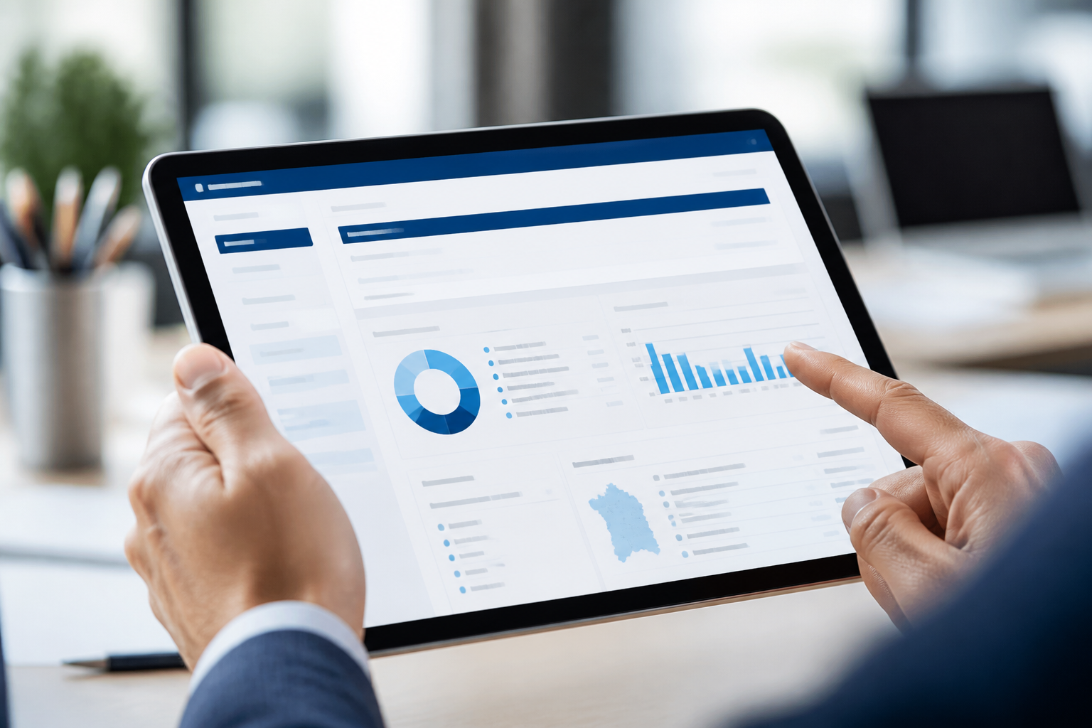 Consultation du site France Compétences sur une tablette en contexte professionnel
