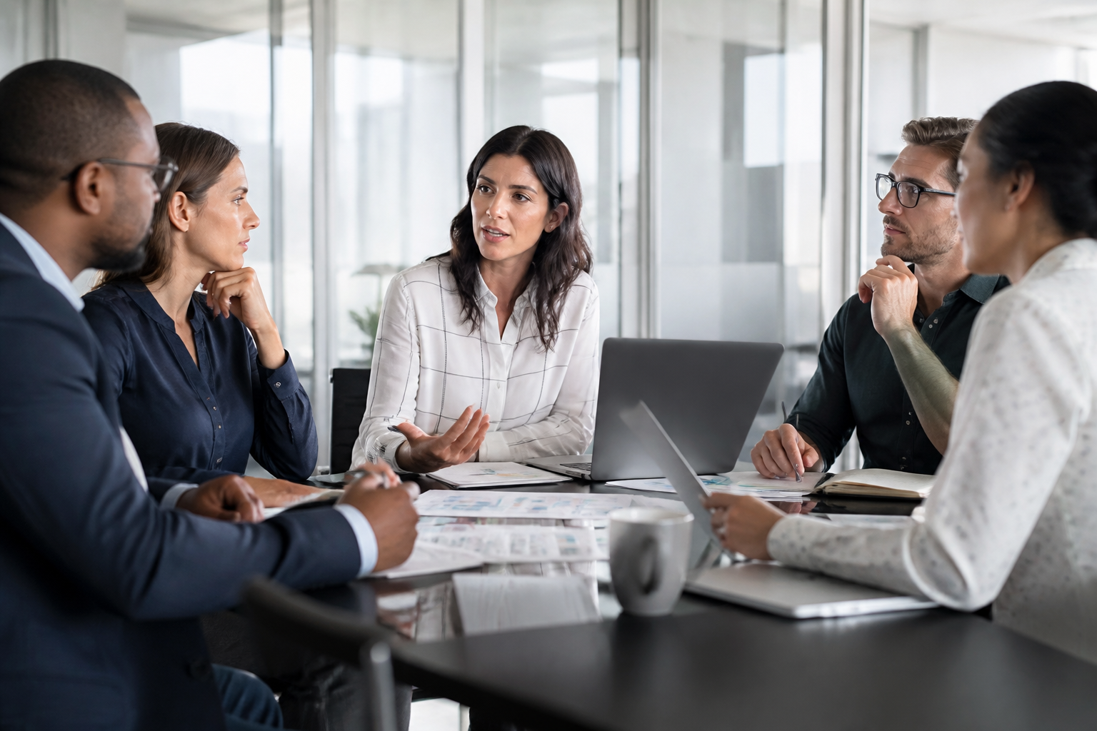 Responsables RH en réunion pour sélectionner une formation professionnelle CPF