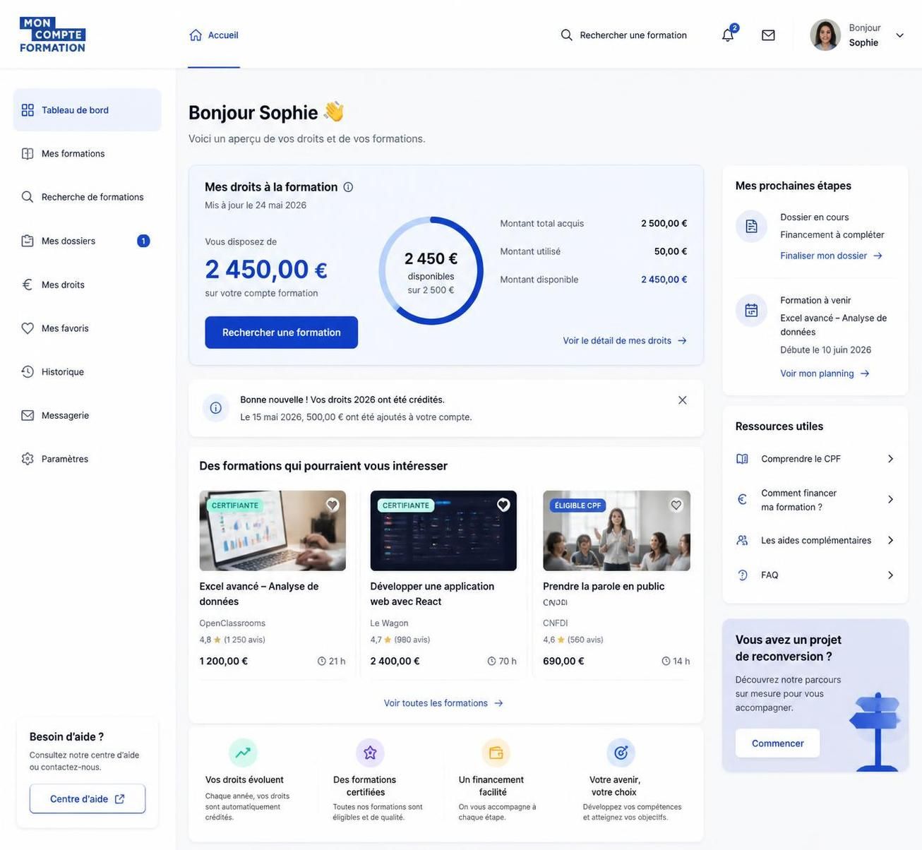 découvrez comment fonctionne le compte personnel de formation (cpf) en 2026, ses nouvelles règles, avantages et démarches pour optimiser votre apprentissage tout au long de votre carrière.