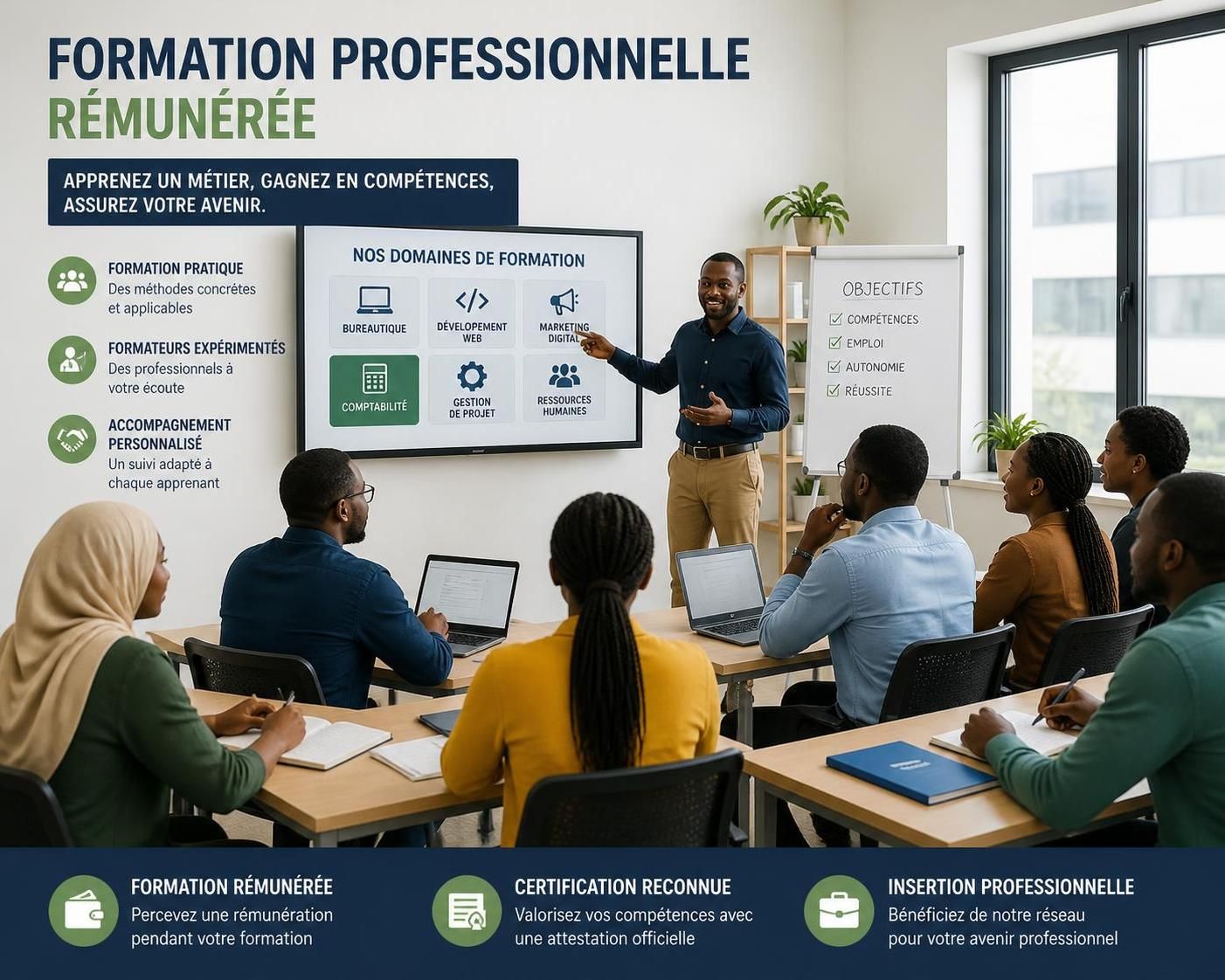 découvrez comment bénéficier d'une formation professionnelle rémunérée, les conditions d'accès et les démarches à suivre pour développer vos compétences tout en étant payé.
