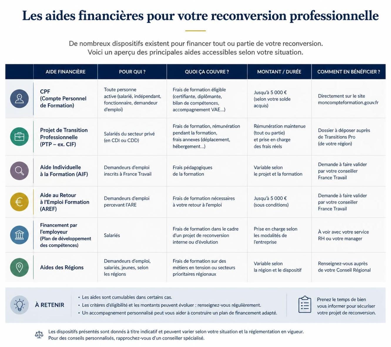 découvrez les aides essentielles pour réussir votre reconversion professionnelle en 2026 et donnez un nouvel élan à votre carrière grâce à nos conseils et ressources pratiques.