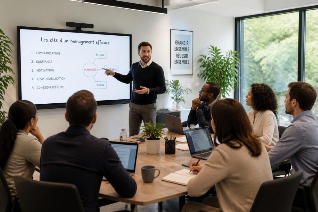 découvrez notre formation en management et maîtrisez les clés essentielles pour développer vos compétences et réussir dans votre carrière professionnelle.