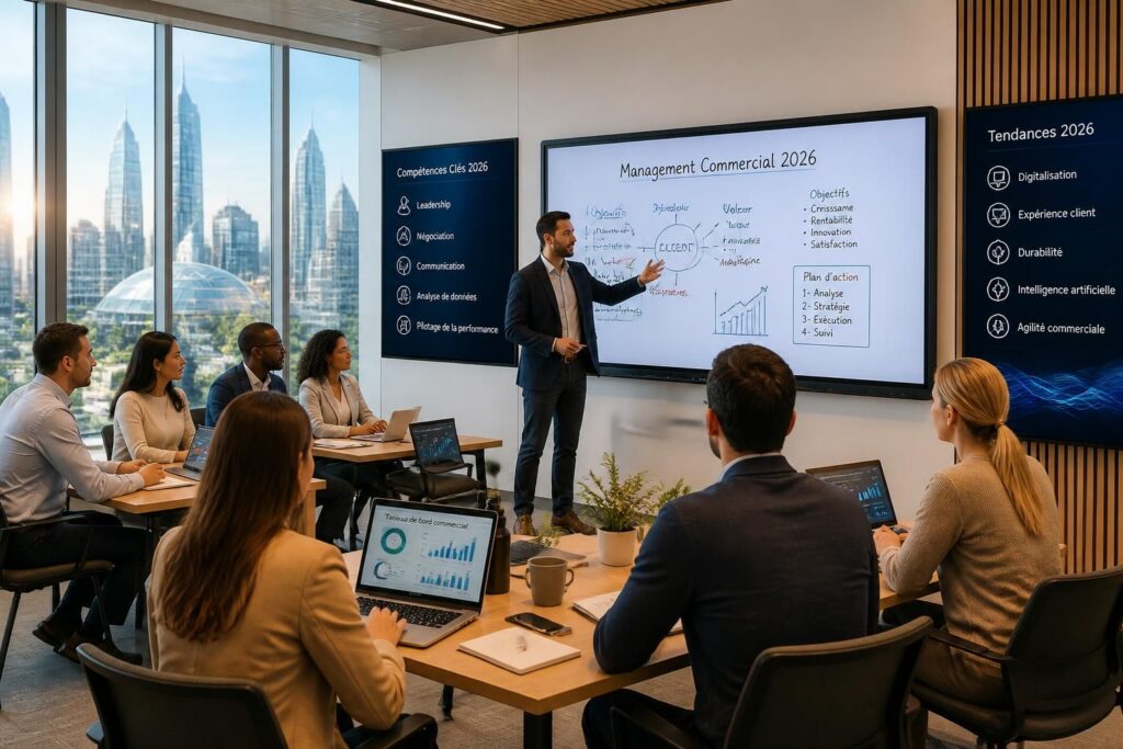 découvrez pourquoi il est essentiel de se former en management commercial en 2026 et comment choisir la meilleure formation pour booster vos compétences et votre carrière.
