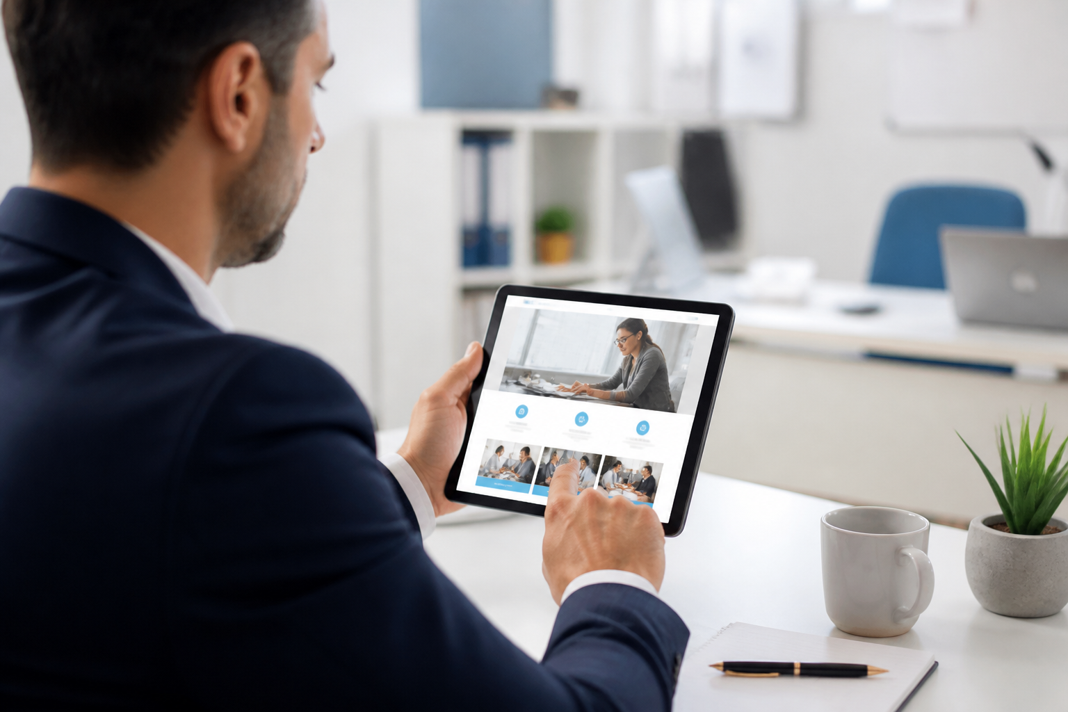 Consultation en ligne du financement de la formation sur tablette