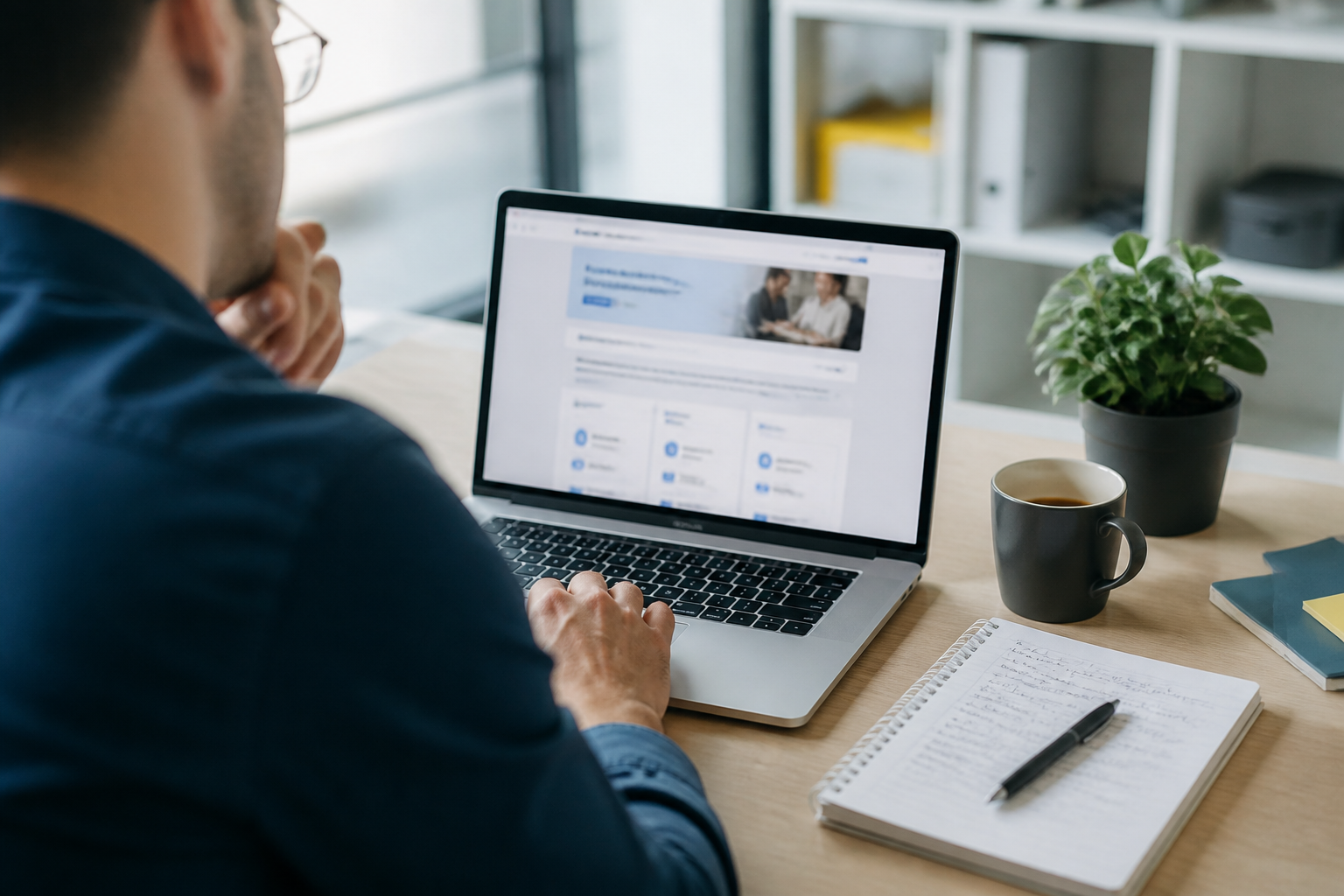 Consultation du compte personnel de formation sur un ordinateur portable