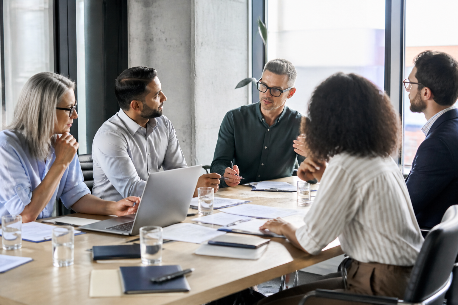 Managers planifiant des actions de formation en entreprise
