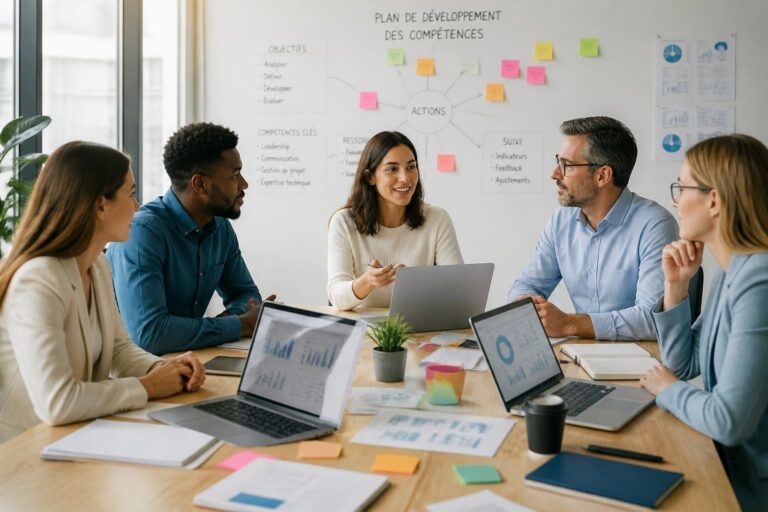 découvrez un modèle efficace de plan de développement des compétences et adoptez les meilleures pratiques pour optimiser la formation et la montée en compétences de vos collaborateurs.