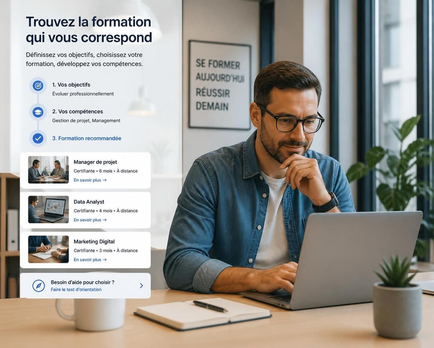 découvrez comment choisir la formation idéale pour votre reconversion professionnelle et réussir votre nouveau parcours grâce à des conseils adaptés à vos besoins.