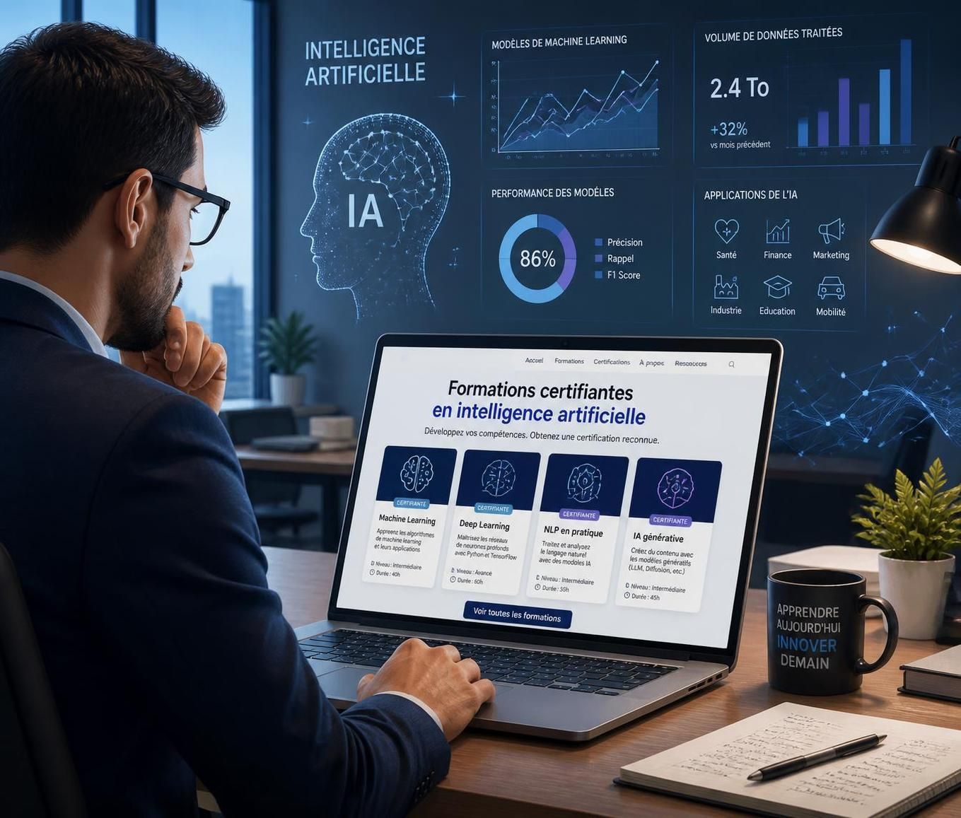 découvrez comment choisir la meilleure formation certifiante en intelligence artificielle en 2026 pour booster votre carrière avec des compétences à la pointe.