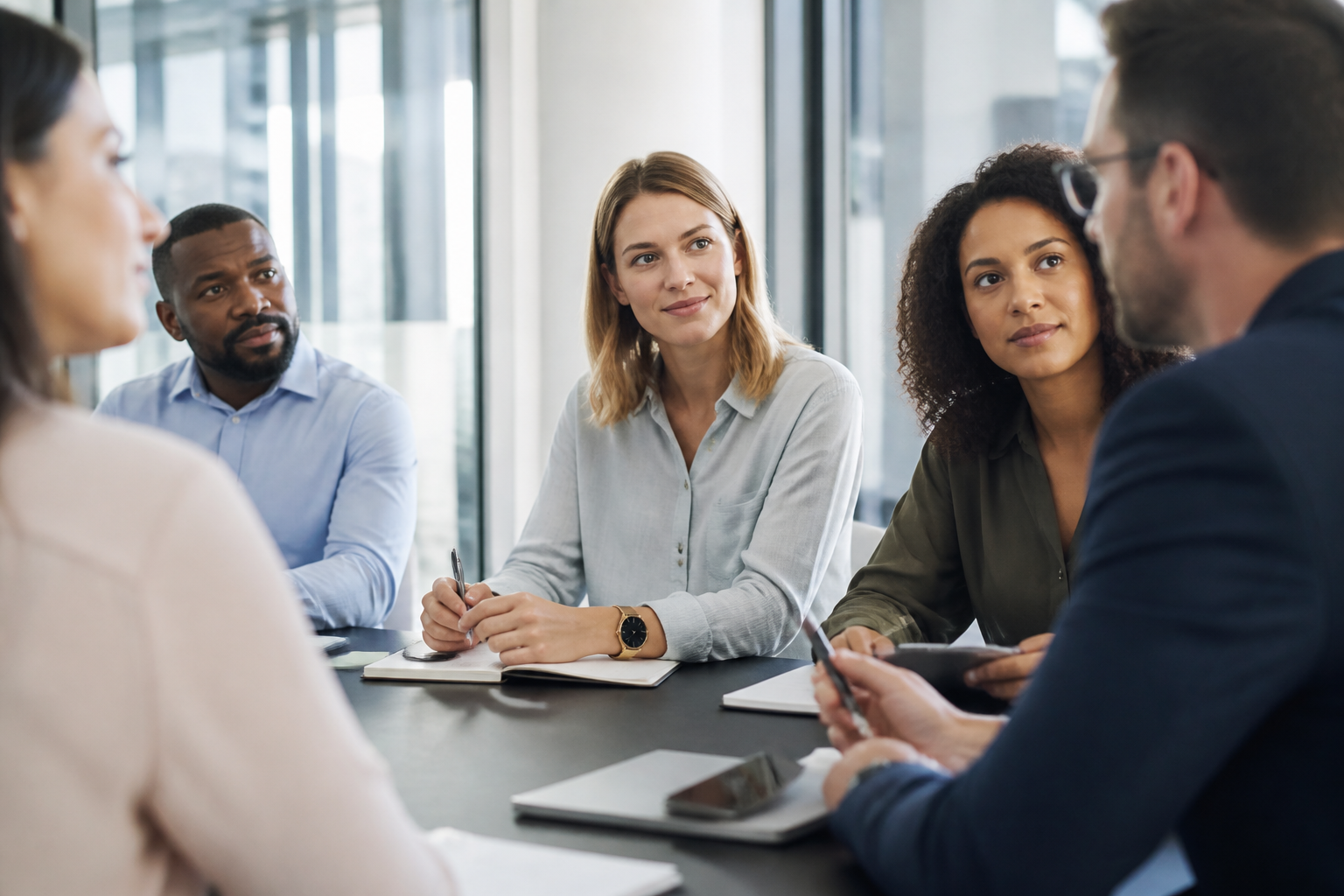 Participants à une formation en intelligence émotionnelle en milieu professionnel