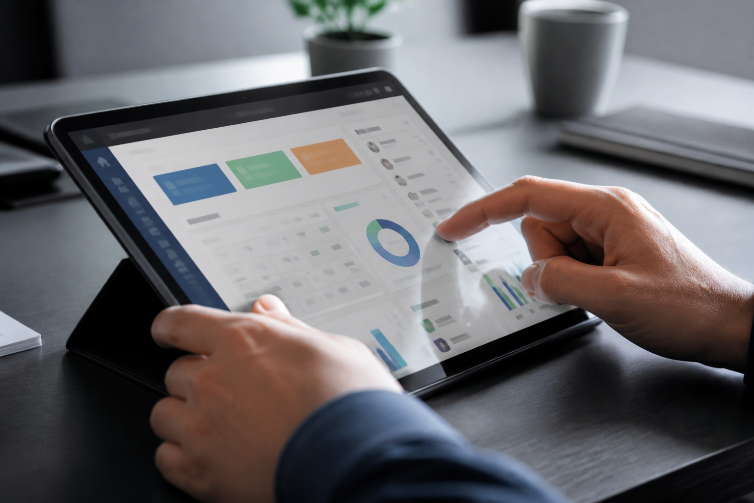 Personne utilisant une application mobile pour gérer son financement de formation professionnelle