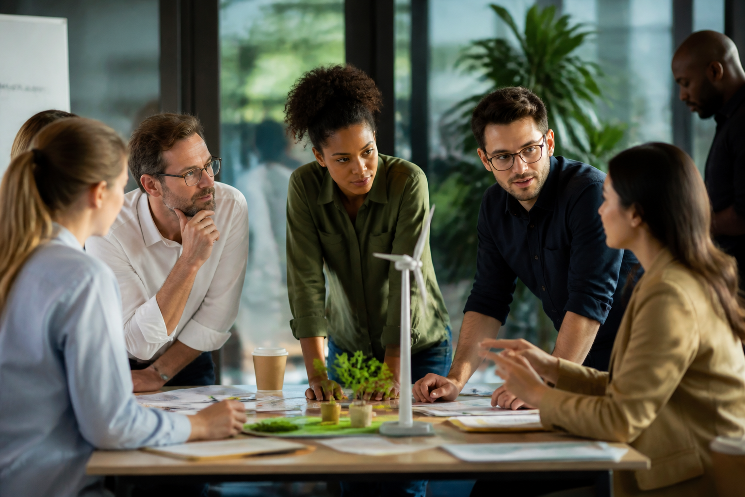 Atelier collaboratif sur stratégie RSE en entreprise
