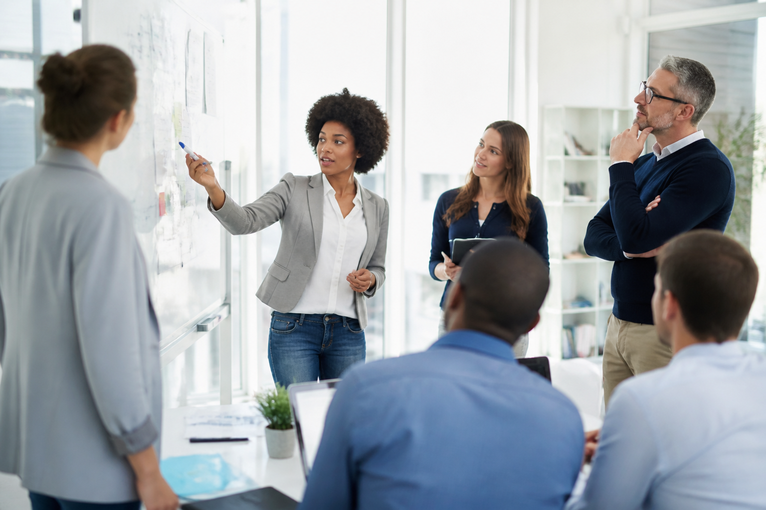 Atelier collaboratif d'agents publics en formation continue